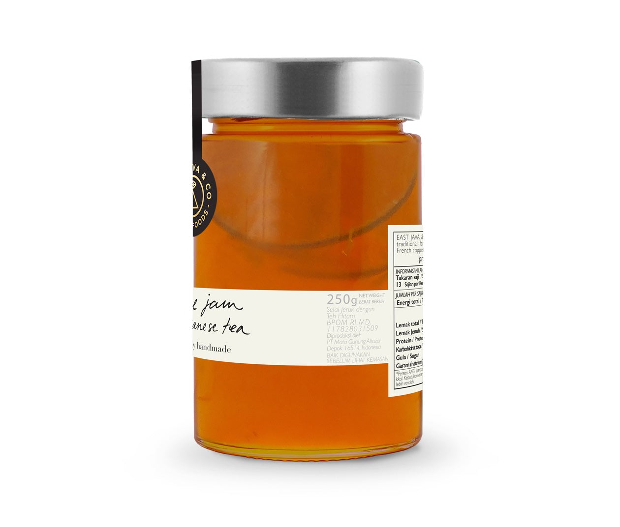 Orange Jam with Javanese Tea - 250g (Selai Jeruk & Teh) – EAST JAVA ...