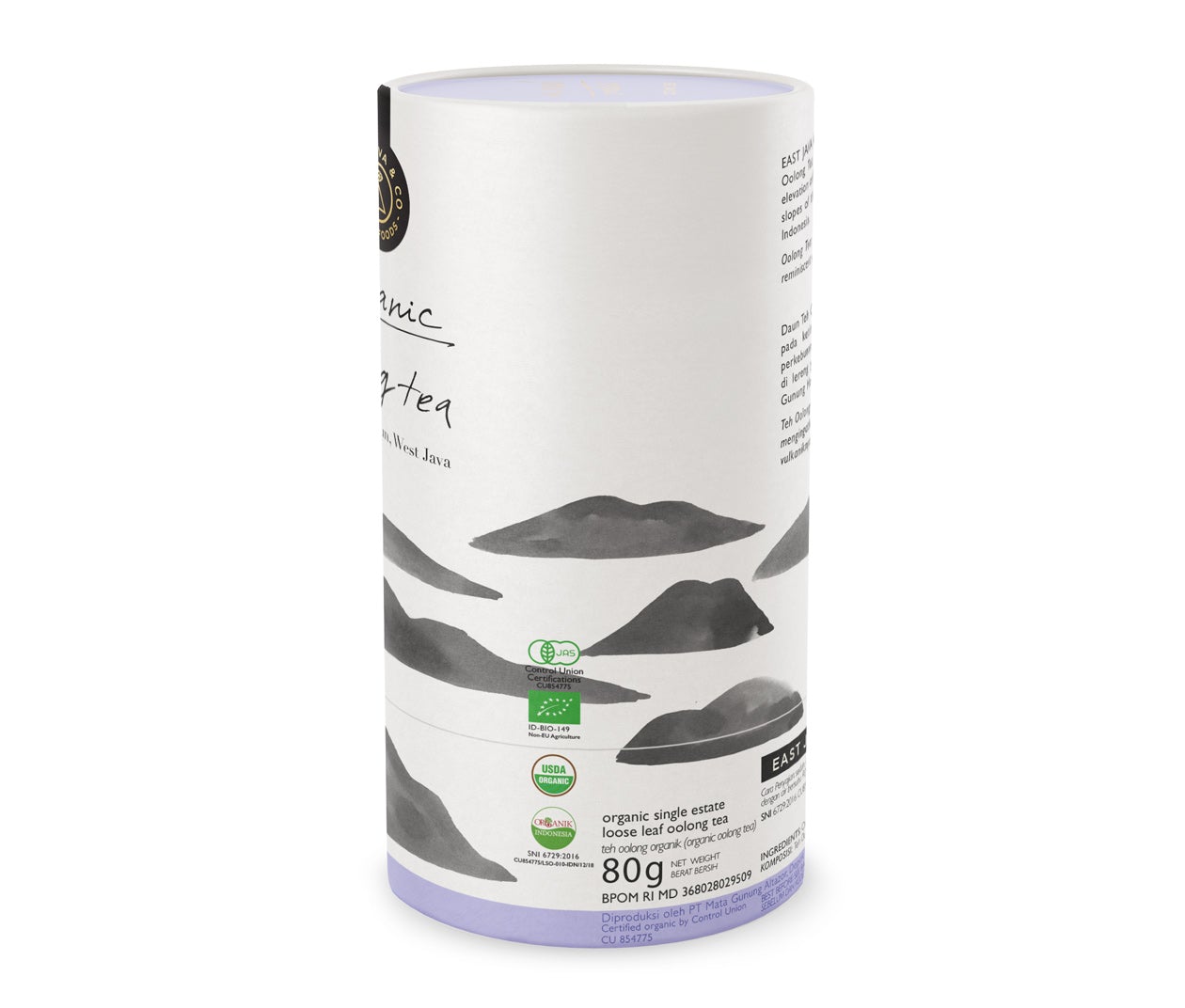 Organic Oolong Tea - Loose Leaf 80g (Teh Oolong Organik) – EAST JAVA ...